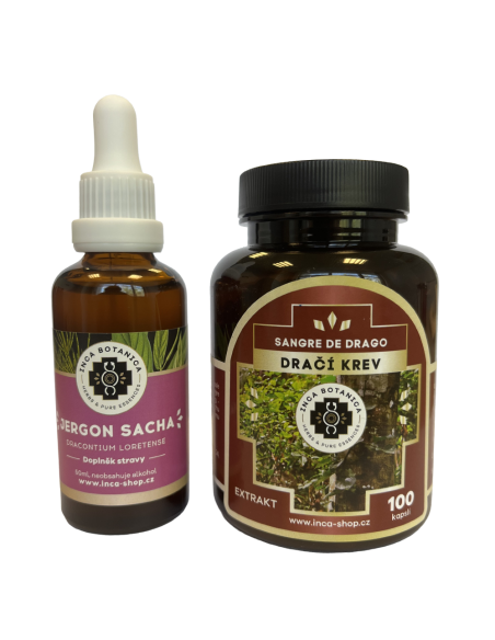 Dračia krv kapsle + jergon sacha extrakt